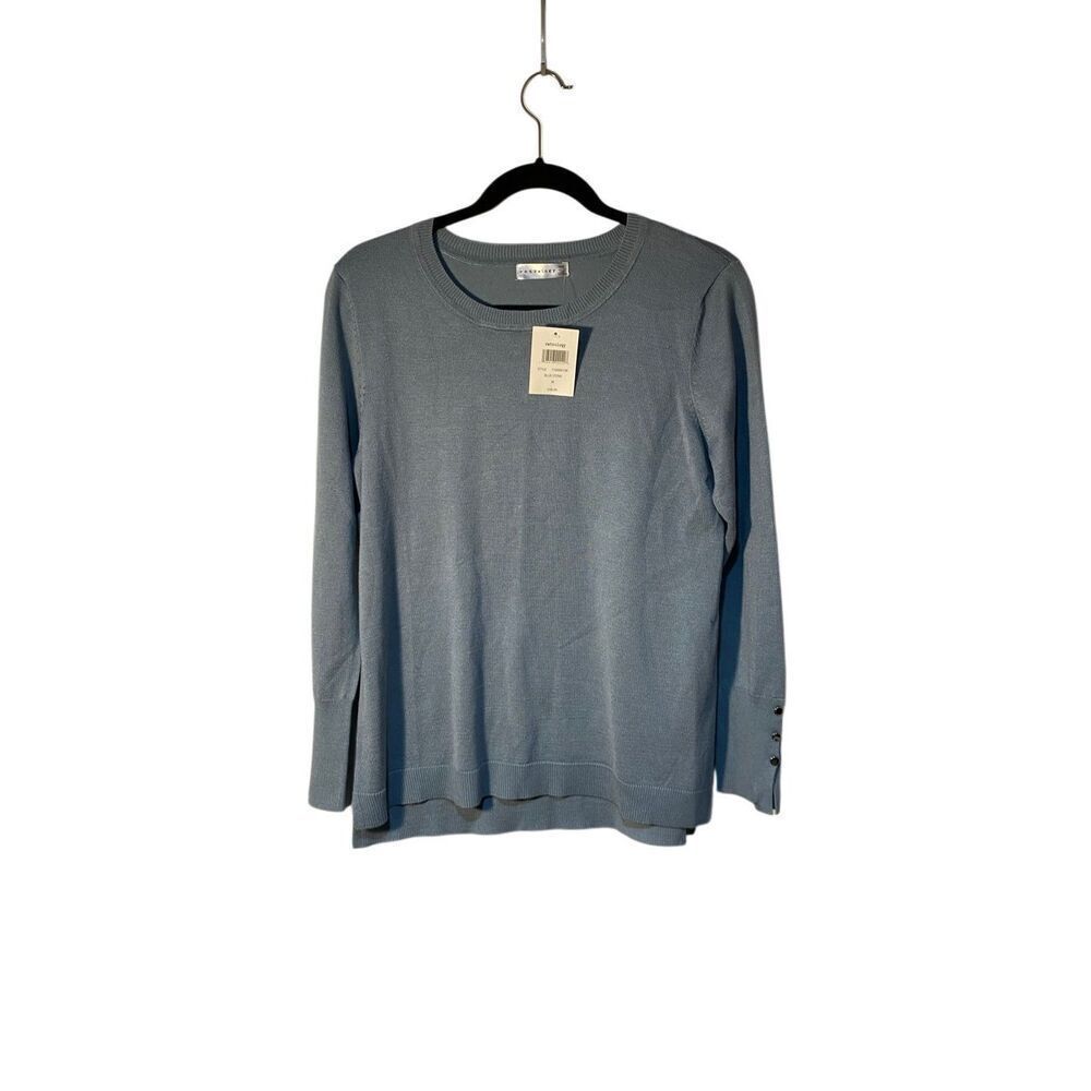 NWT Retrology women’s blue star, long sleeve knit, sweater size medium